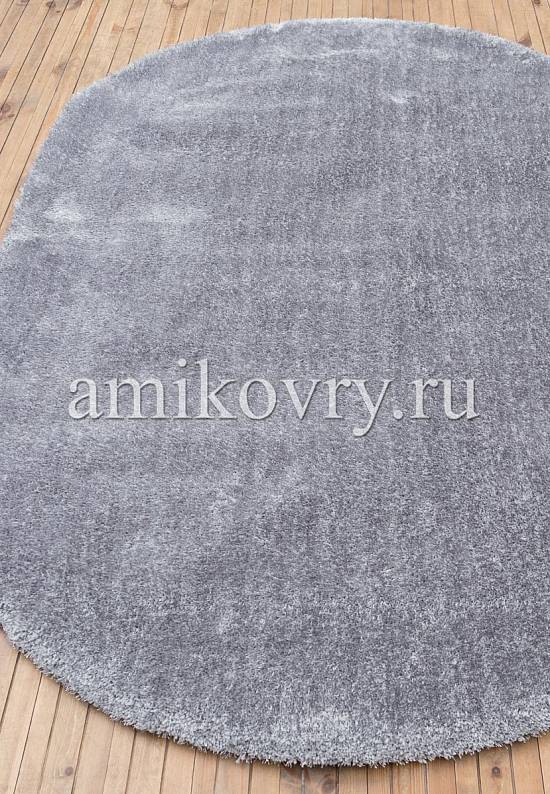 Мягкий синтетический ковер с длинным ворсом T2-grey