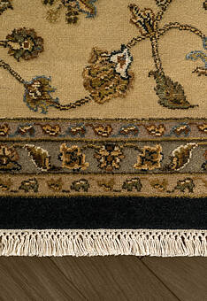 фрагмент ковра Kashan gold 10/10 RS-318 Black-Beige