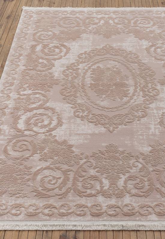 Турецкий однотонный ковер из акрила 5325 Beige
