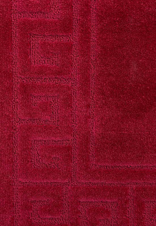 Бордовый комплект ковриков для ванной комнаты и туалета Ethnic 2577 Burgundy BQ