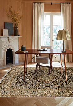 ковер в интерьере Cashmir IIST-GIJ5KK29K Kashan Blue