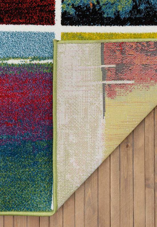Недорогой синтетический ковер 2768-Multicolor