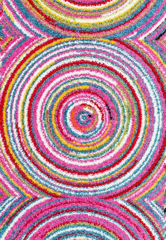Недорогой синтетический ковер C001-Pink
