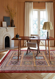 ковер в интерьере Ottoman Silk Farshineh-Red