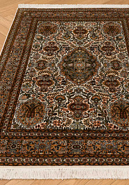 ковер в перспективе против ворса Cashmir 225731-Shah Sevan beige/rose