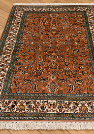ковер в перспективе против ворса Cashmir 244159-Afshar rust/beige