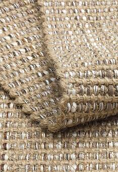 фактура двустороннего безворсового ковра Doha DH 01 Beige