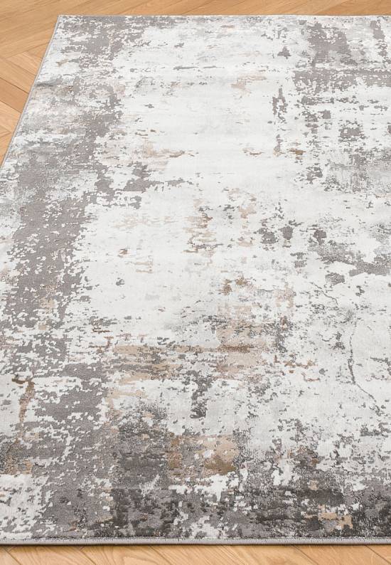 Синтетический бюджетный ковер 3319-Gray-Beige