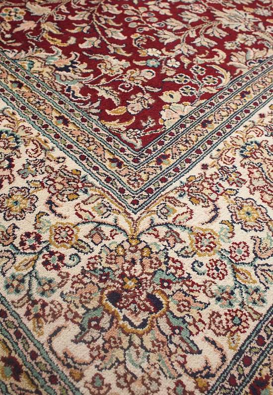 Шелковый ковер ручной работы 241676-Shah Abas red/beige