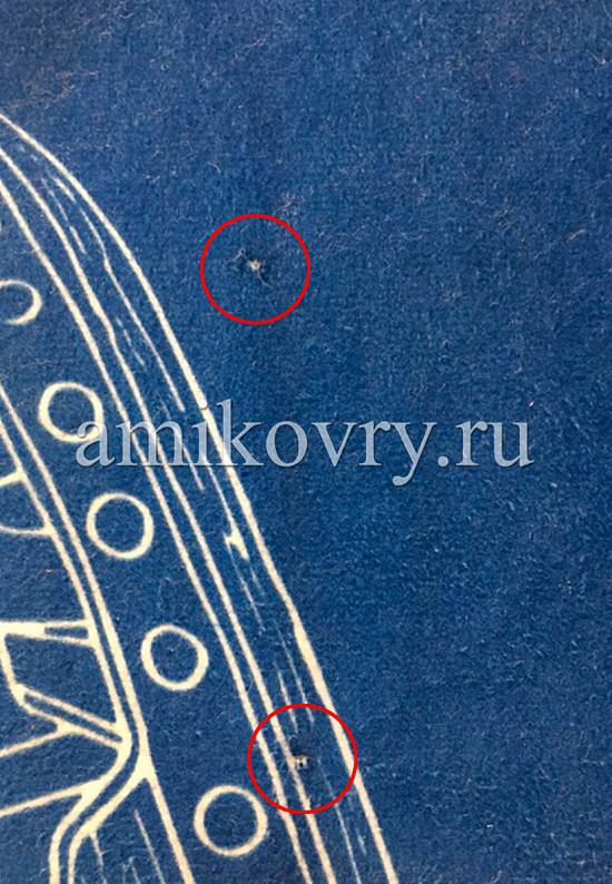 Безворсовый ковер с принтом E-19.2 discount2
