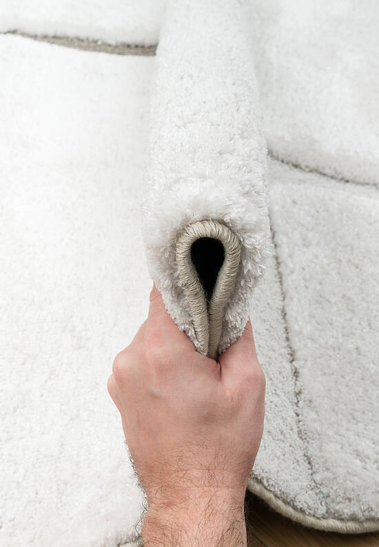 Пушистый ковер из полиэстера RN6017-R86 P