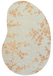 дизайн безворсового ковра Petals LP5231-L448 фигура