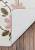 Белый комплект ковриков для ванной комнаты и туалета Margherita 02 White BD