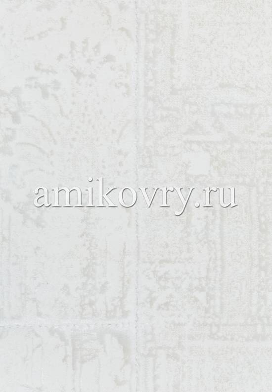 Турецкий ковер из хлопка и вискозы Patchwork Beyaz