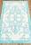 Бирюзовый коврик для ванной  Shabby Damask 01 Blue