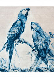 дизайн ковра Art Rugs Parrots Blues