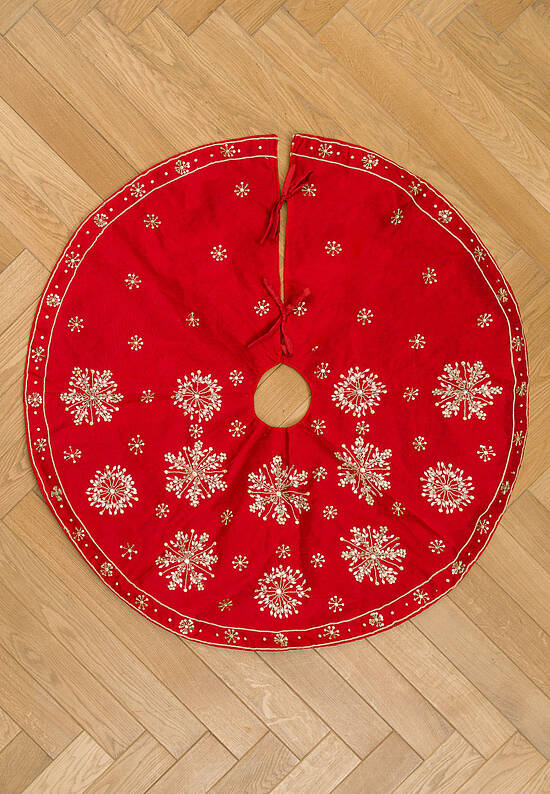 Коврик-юбка под ёлку