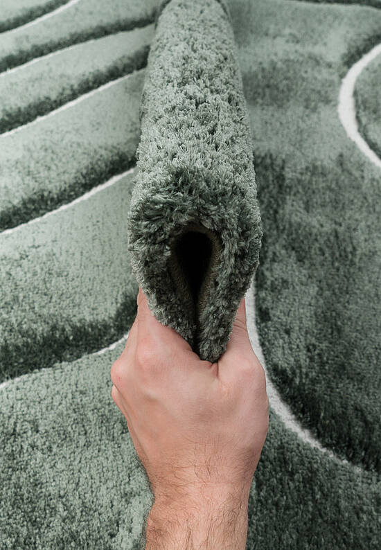 Пушистый ковер из полиэстера RN5468-R805