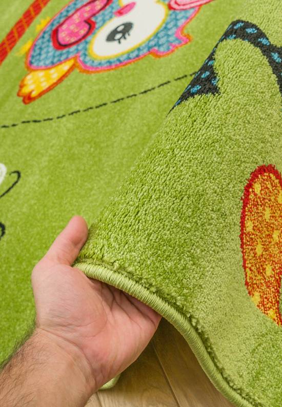 Недорогой синтетический ковер 2740-Green