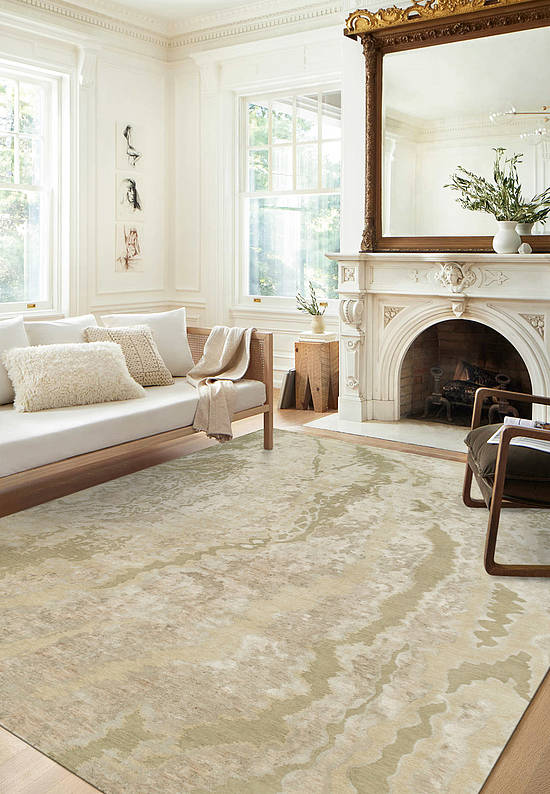 Индийский ковер ручной работы Ivory Beige