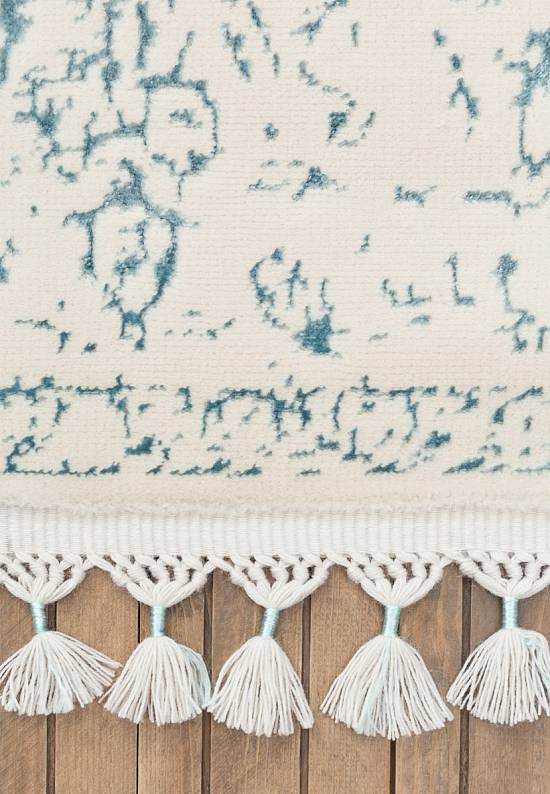 Винтажный турецкий ковер 04 Cream Turquoise