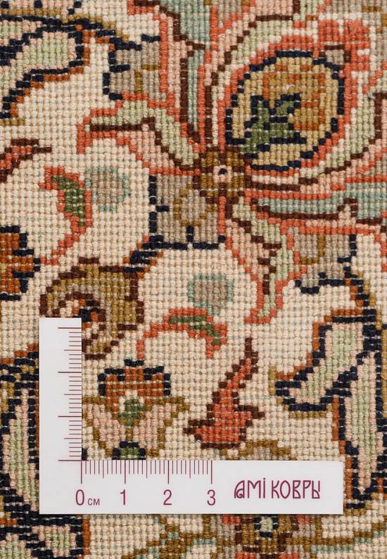 Шелковый ковер ручной работы 234792-Shah Abas beige/beige