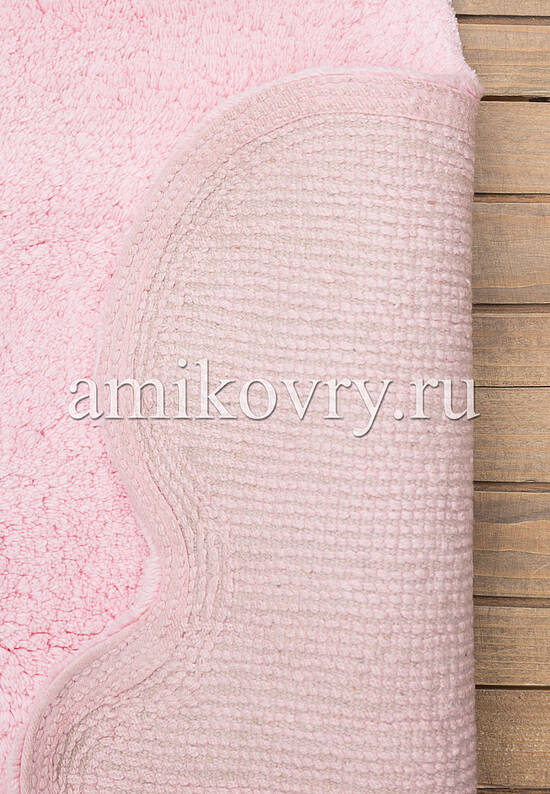Розовый коврик для ванной из хлопка Cloud-Pink