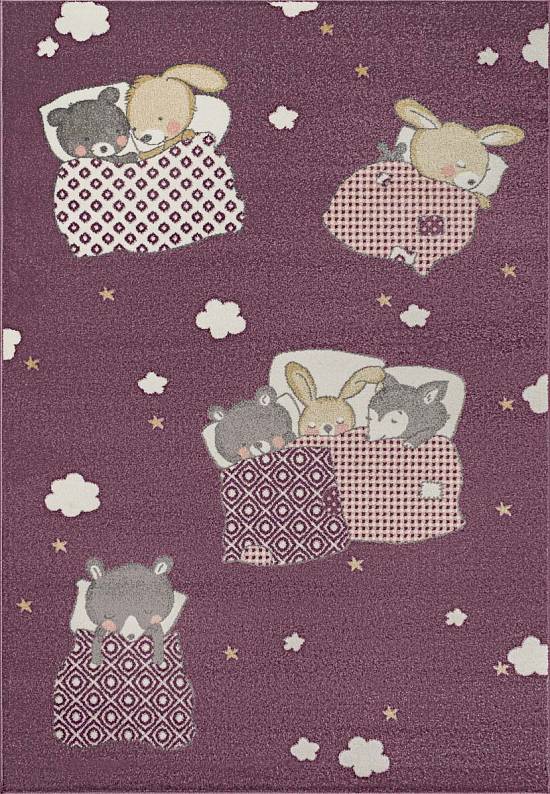 Недорогой современный ковер 2922-Light Purple