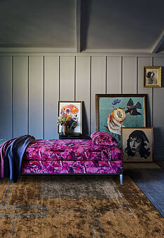 ковер безворсовый в интерьере Couture Duo SC6187