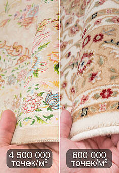 высокоплотный ковер Ottoman Silk Golchin-Beige