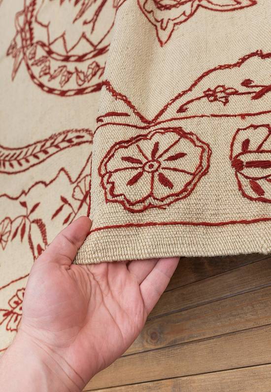 Элитный ковер ручной работы Kilim Addis Ababa Red