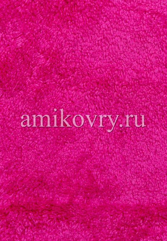 Малиновый мягкий коврик для ванной 3517 Fuchsia