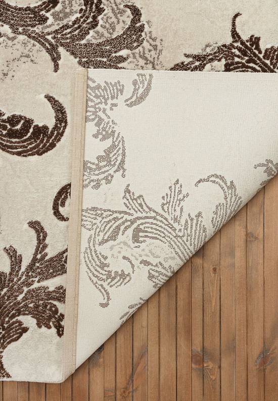 Синтетический ковер 0201KJ-Beige-Brown