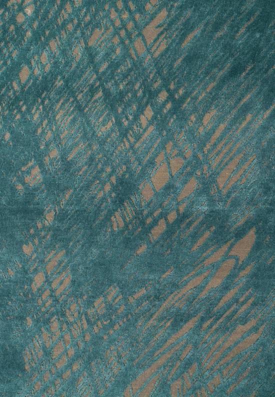 Индийский ковер ручной работы Deep Teal