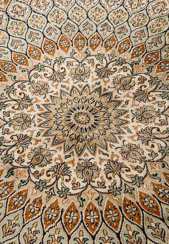 Шелковый ковер ручной работы IIST-GIX5KNZC2 Gumband