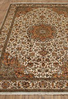 Ковер ручной работы Cashmir 252481-Keshan beige
