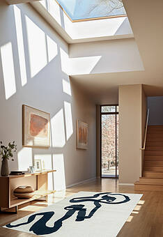 безворсовый ковер в интерьере Shapes LS6083-L408