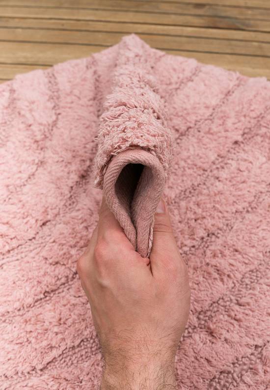 Розовый комплект ковриков для ванной и туалета Porter-Rose