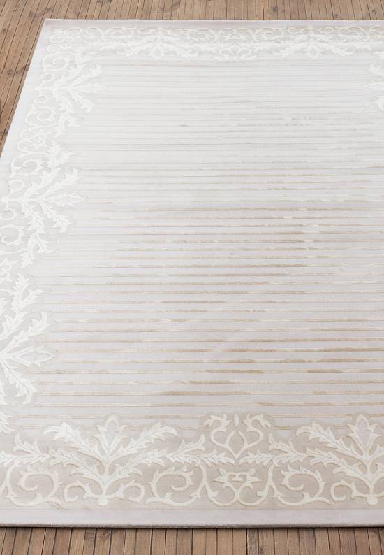 Турецкий синтетический ковер 12452-Cream