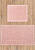 Комплект ковриков для ванной и туалета Salda 03 Dusty Rose