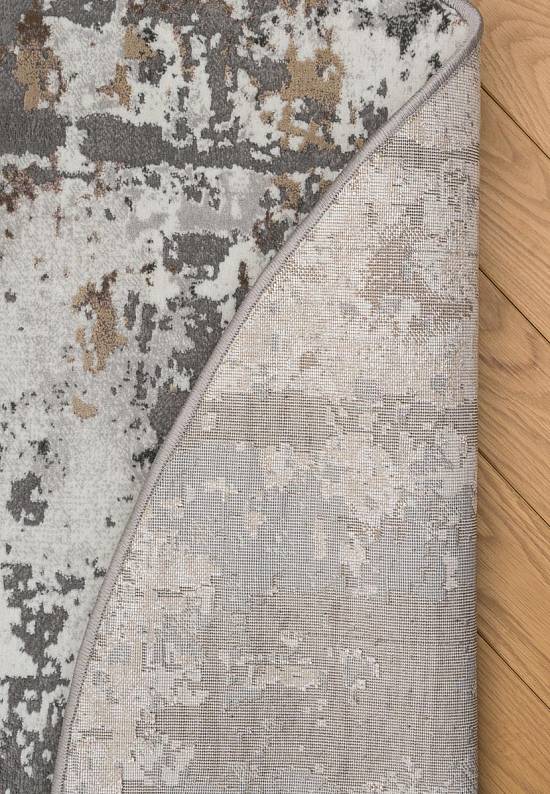 Синтетический бюджетный ковер 3319-Gray-Beige