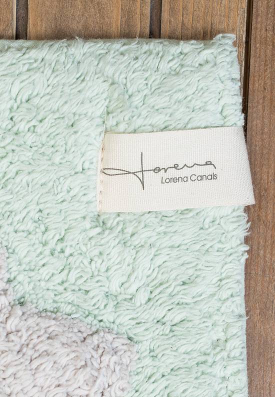 Детский стираемый ковер Stars Tricolor Mint