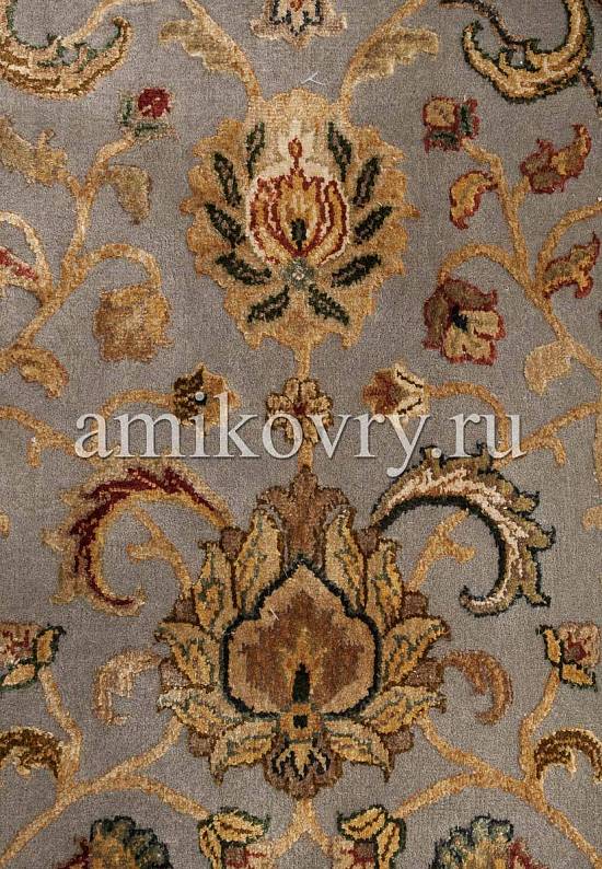 Эксклюзивный ковер ручной работы из Индии 14/14 QNQ-16-Blue/Gold