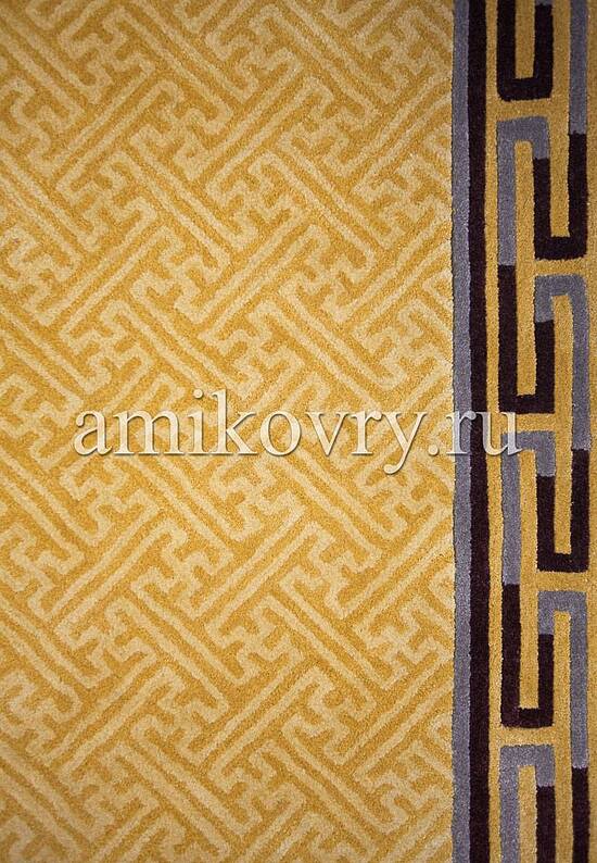 Элитный дизайнерский ковер ручной работы C35Rec1601