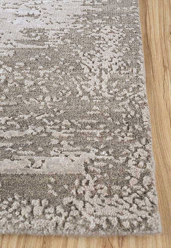 Ковер ручной работы Uvenuti 6/6-RWB LRB-1648-Dark Taupe/Silky Beige