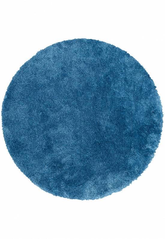 Синий мягкий коврик для ванной 3531 Dark Blue
