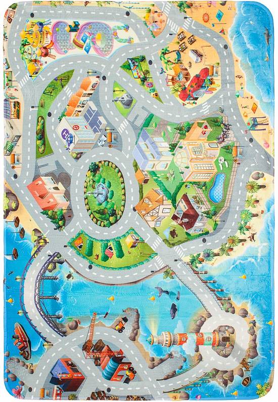 Детский мягкий игровой коврик Sea Side