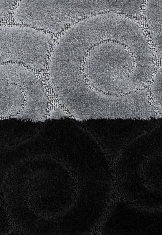 Комплект ковриков для ванной и туалета Sile 2513 Black PS