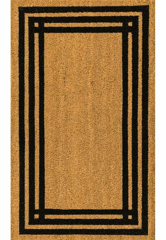 Входной коврик из кокосовой щетины Elegant Noir-90239