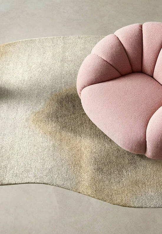 Безворсовый ковер из полиэстера LR6252-L432 outdoor